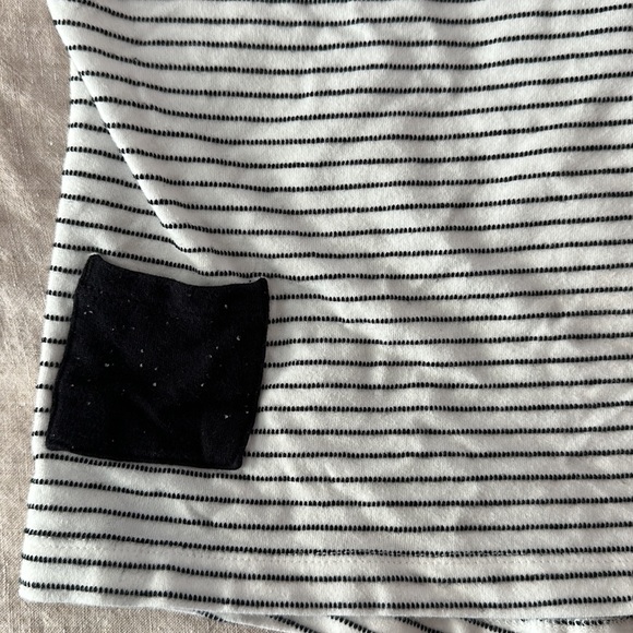 Miles Black and White Toddler Girl Tunic, 24 months - Picture 3 of 6